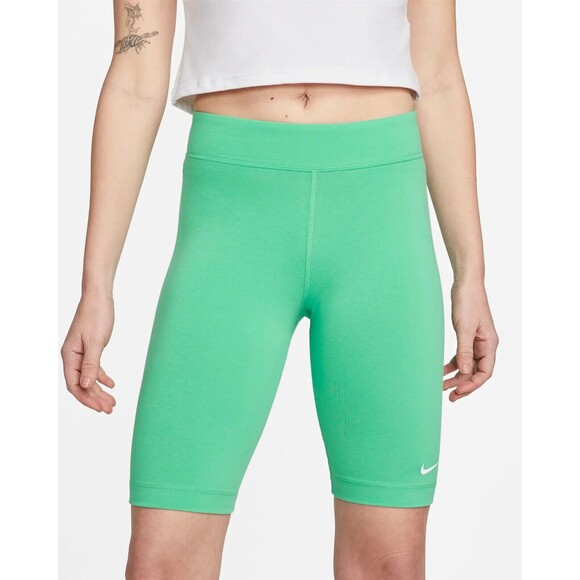 Nike Women Sportswear Essential Mid-Rise Bike Shorts Size Small CZ8526-363 NWT - Picture 1 of 5